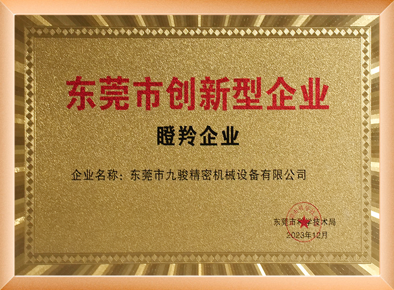 东莞市创新企业认证